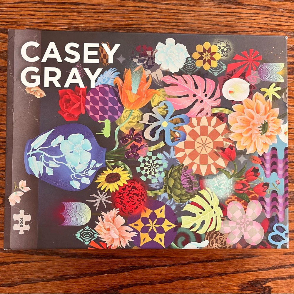 Casey Gray Still Life With Flowers 1000 Pc Jigsaw Puzzle